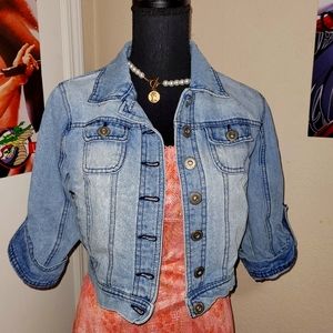 HIGHWAY JEANS WOMENS JEAN JACKET SIZE MEDIUM